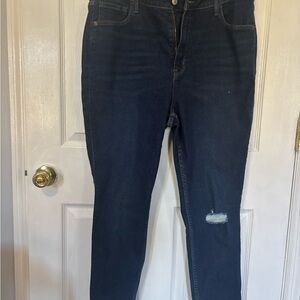 Old Navy Women's Dark Blue Skinny Jeans
